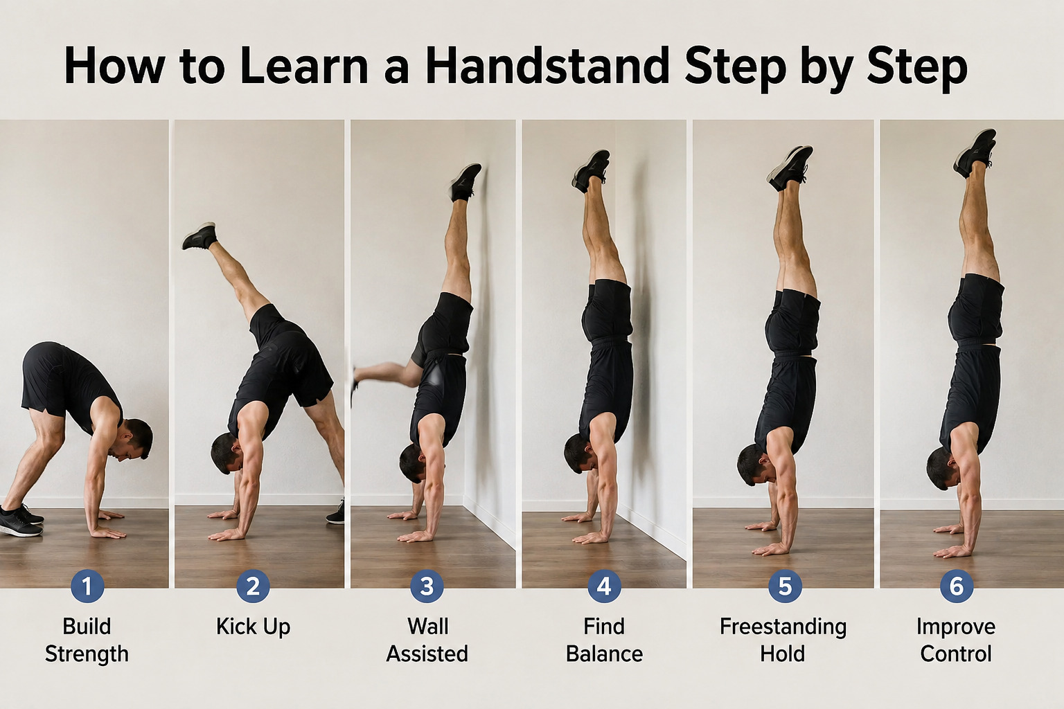 How to Learn a Handstand Step by Step
